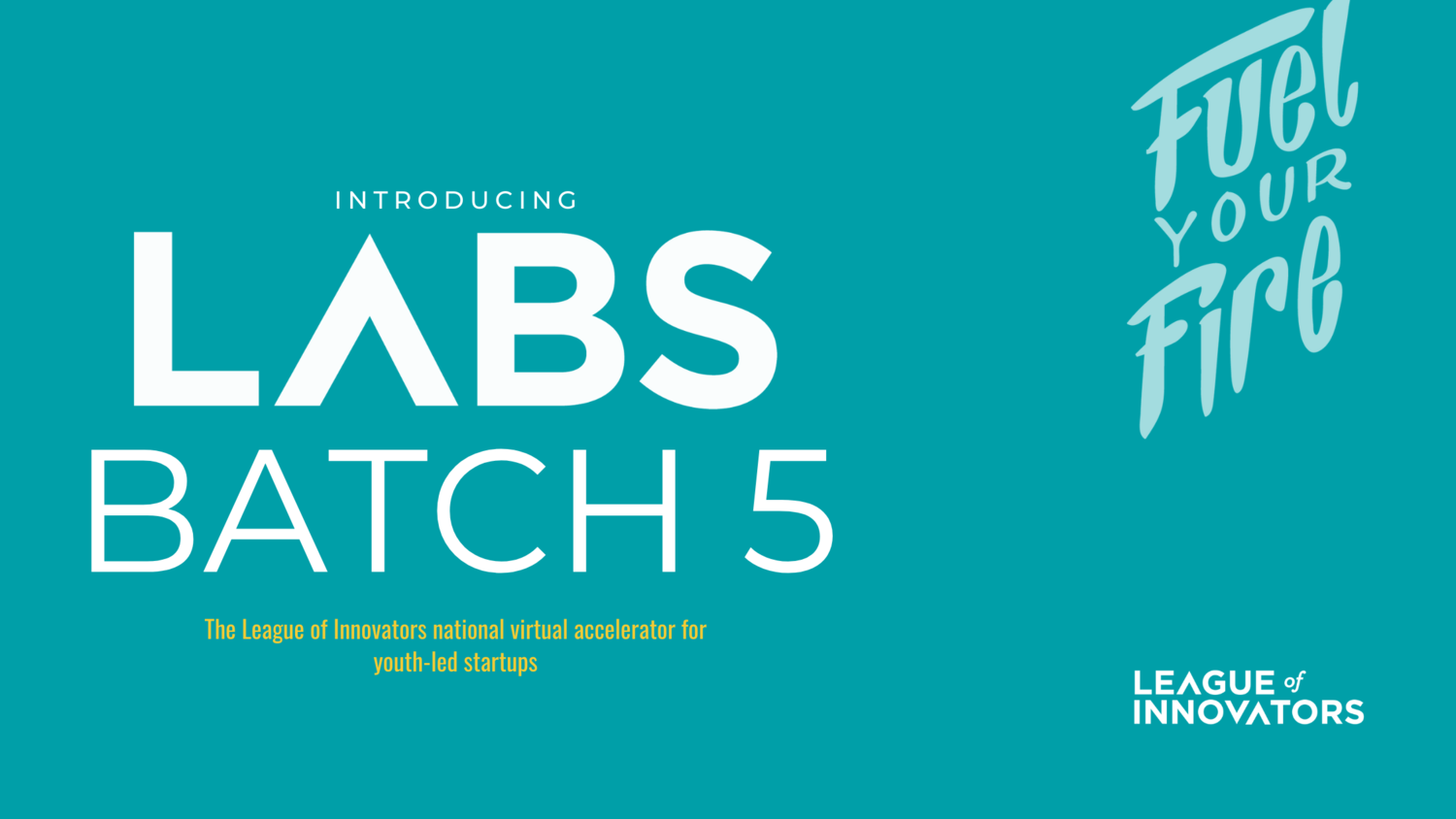 Introducing Batch 5 of the League of Innovators Labs Accelerator ...