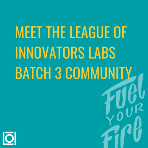Presenting Labs Batch 3 to the League of Innovators Community